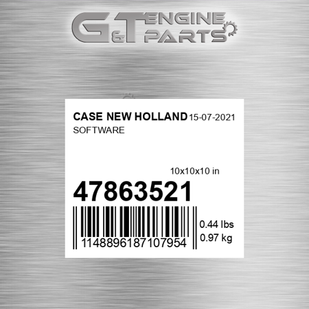 47863521 SOFTWARE fits CASE NEW HOLLAND (New OEM)