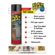 Flex Seal Aerosol Liquid Rubber Sealant Coating, 14 oz, Terra Cotta