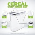 Cereal Containers Storage 4 Pack Airtight Food Storage Containers