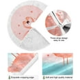 thumbnail image 2 of FMSHPON Pink Flamingos Valentine's Xmas Christmas Tree Skirt Stand Mat for Holiday Party Decoration Indoor Outdoor 48 inches, 2 of 6