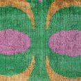 thumbnail image 3 of Bongo Silk Velvet Ikat Throw Pillow, 16" X 24", 3 of 5