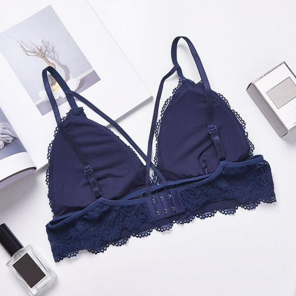Top Femme Dentelle Soutien-Gorge Sans Couture Femme Sans Armatures Soutien-gorge Push Up Confortable Bralette Sans Fil Soutien-gorge De Sport Complètement Couvrant Pour Le Quotidien Sous-vêtements