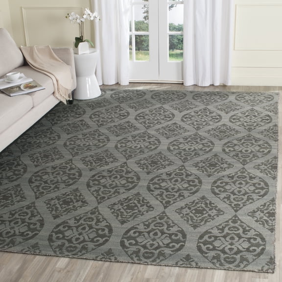 Safavieh Kilim Josif Geometric Wool Area Rug, Gray/Dark Gray, 8' x 10'