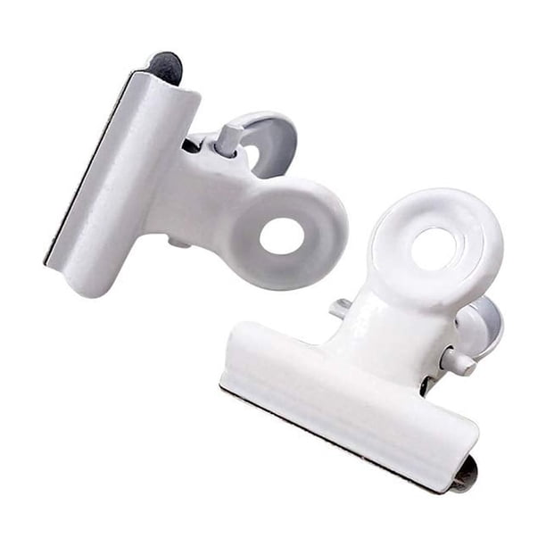Rawiri Petits clips de charnière de bouledogue, Coideal Paquete de 30 carpetas de metal de 1 pulgada, trombones, archivo de papel de plata, pinzas para etiquetas, bolsos, revistas, oficina y cocina a