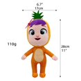 thumbnail image 2 of De Llanto De Peluche De Juguete De Fruta De Peluche Llorando Rasgando Muñecas De Juguete Niños Cumpleaños Regalos De Navidad Inevent HA046842-06, 2 of 6