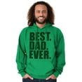 thumbnail image 5 of Cool Father's Day Best Dad Ever Hoodie Hooded Sweatshirt Men Brisco Brands S, 5 of 6