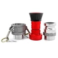 thumbnail image 1 of Boquilla para manguera contra incendios QWORK Heavy Duty 2 NPSH/NPT con Camlock, 1 of 5