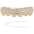 thumbnail image 2 of Metal Teeth Brace, Durable Teeth Brace Hip Hop  For Various Occasions Gold, 2 of 8