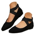 thumbnail image 3 of YLYL Women's Ballet Flats with Ankle Straps Pointed Toe Slip on Comfortable Fashion Casual Walking Shoes, 3 of 8