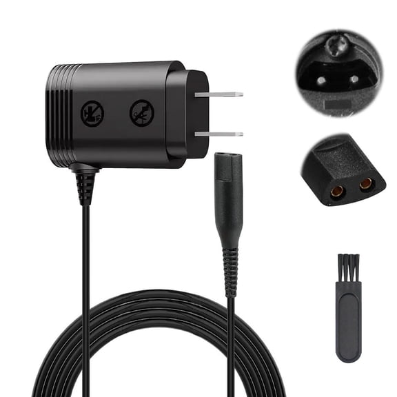 pannbo 12V Charger Fit for Braun Shaver Series 9 Pro 7 5 3 1, 310s 3040s 9577cc 9517s 7085cc Charging Cord Replacement for Braun S3 S5 S7 S9 Electric Razor Shaver Trimmer Power Adapter