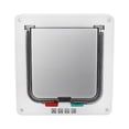 thumbnail image 1 of Peggybuy Lockable Transparent Cat Door Easy Install Humanity Design for Interior Exterior, 1 of 1