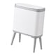 thumbnail image 1 of Cubo de basura de 12 l, cesto de basura nórdico moderno, cubo de basura a prueba de perros de doble compartimento para oficina al aire libre RV cocina BLESIY basurero angosto, 1 of 8