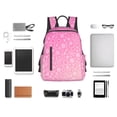 thumbnail image 4 of Disketp Breast CancerN Ribbons Awareness Mochila Ligera e Impermeable, Mochila de Día Resistente para Viajes, Senderismo y Uso Diario para Hombre y Mujer, 4 of 7