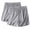 Gray, variant on Staron Women's Casual Elastic Waist Shorts 2-Pack Comfy Loose Lounge Pajama Pants with Pockets Cotton Homewear Sleepwear, Gray XXL