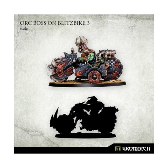 Kromlech Orc Boss on Blitzbike #3 New