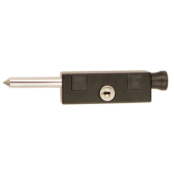 Emtek 206017 Black Keyed Patio Bolt