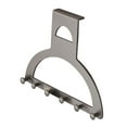 thumbnail image 2 of Dualoai Semi Circular over The Door Hook Towel Rack Stable Multifunction for Hanging for Gray, 2 of 9