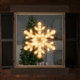 thumbnail image 3 of Northlight Lighted Snowflake Christmas Window Decoration - 20" - Clear Lights, 3 of 9