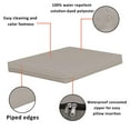 thumbnail image 4 of COVERS&ALL Mattress Protector Cover, 100% Waterproof PU Coated Fabric Double Zippered for Patio Bench, Sofa/Cushion Full Bed Mattress Protector (74 W x 36 D x 5 Thick, Rite Beige), 4 of 4