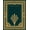 Green, Pattern 4, variant on ODIKA 4'x6' Machine Washable Non-Slip Area Rug, Art Inspired Decorative High Traffic Rug, Beige, 363723