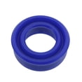 thumbnail image 6 of Uxcell 10mm x 16mm x 6mm UN Type Radial Shaft Oil Seal PU Blue 5 Count, 6 of 7