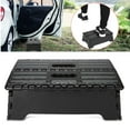 thumbnail image 1 of Qiilu Portable Folding Step Stool Black Step Ladder for Elderly Pregnant Bathroom Travel Use, Step Stool, Black Step Stool, 1 of 7