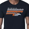 thumbnail image 3 of Men's Starter Navy Denver Broncos Logo Push Graphic T-Shirt, 3 of 3