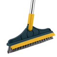 thumbnail image 2 of Iodue Cleaning Brush 2 In 1 Cleaning Scrub Brush 2022 New Floor Brush Scrubber With Long Handle Premium Rotating Bathroom Kitchen Cleaning Brush 120° Triangular Rotating Brush Head With S, 2 of 3