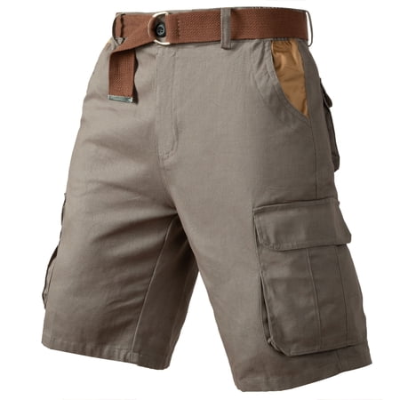 Wancir Men s Hiking Cargo Shorts Quick Dry Lightweight Travel Shorts with Multi Pockets for Fishing Camping Golf