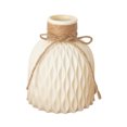 thumbnail image 2 of Flmtop Nordic Style Plastic Faux Ceramics Striped Vase Desktop Decor for Home, 2 of 7