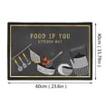 BAOQIN Home Textile Clearance Sale ! Kitchen Carpet Floor Mat Simple