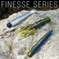 thumbnail image 4 of Lunkerhunt Pre-Rigged Finesse Craw - Bama Craw - 3in,1/4oz,Soft Baits,Fishing Lures, 4 of 7
