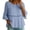 02# Light Blue, variant on Plus Size Linen Tops for Women Cotton Loose Fit Lace Trim Peplum Top Flowy Dolman Sleeve Blouse Summer Casual Boho Chic Tunic with Embroidery Detail S-2XL