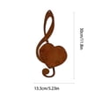 thumbnail image 3 of Metal Hanging Flower Pot for Outdoor Garden Wall, Heart Shaped Planter with Iron Bracket for Patio Balcony Yard Decor, 3 of 7