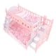 thumbnail image 1 of Bunk Bed For Dolls Miniature Fabric And Plastic Furniture Girls Imaginative Set, 1 of 5