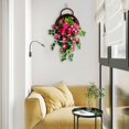 thumbnail image 5 of Clearance Under $10 Artificial flowers, Artificial Morning Glory Flowers For Spring Outdoor Hanging Decoration Wall Wisteria Hanging Basket Plants For Wedding Corridor Yard Gardens Patios Balcon, 5 of 9