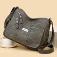 thumbnail image 4 of LUOGENLI Crossbody Bags for Women Trendy Leather Women Shoulder Bag Fashionable New Pattern Simple Solid Color Retro Practical Large Zipper Messenger Bag Womens Handbags Crossbody Trendy, 4 of 9
