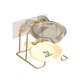 thumbnail image 4 of Soporte para jabonera, caja de jabón, marco decorativo de Metal, accesorios para el hogar, bandeja de jabón, jabonera, para bañera de ducha de Hotel gris doble capa BLESIY Jabonera, 4 of 8
