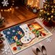 thumbnail image 4 of Seyotauo Christmas Decor 3D Stereoscopic Embroidery Carpet - 24 x16 inch Polyester Xmas Decor Indoor Outdoor, Absorbent Nonslip Dirt Proof Washable Foot Mat for Entryway Kitchen Bathroom Porch Patio, 4 of 6