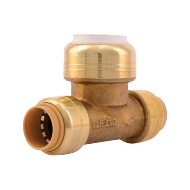 UIP363A PVC Push-to-Connect Slip Tee 0,5 x 0,5 x 0,5 in.