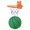 Green, variant on Baoblaze Silent Basketball with Hoop Educational Patting Ball Bouncing Ball for Party Yellow