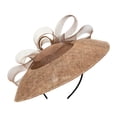 thumbnail image 1 of Sombrero de ala ancha, diadema, mini sombrero para baile de carnaval y Año Nuevo Marrón, 1 of 9