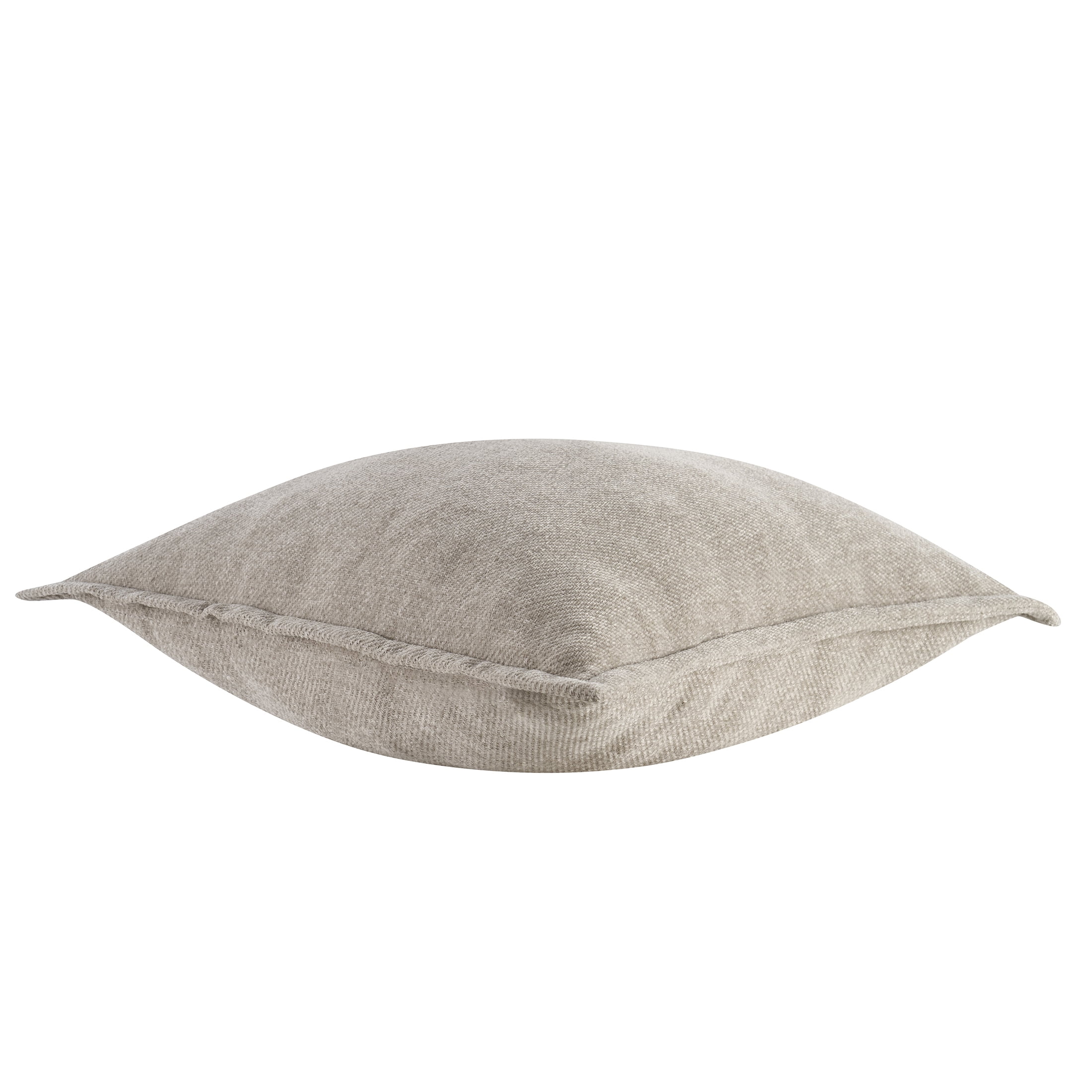 Mainstays 22" x 22" Washed Stone Taupe Chenille Flange Decorative Pillow