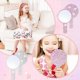 thumbnail image 4 of 2 Pcs Rhinestone Hand Mirror Wedding Bling Hand Held Mirrors Ador, 4 of 5