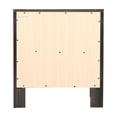 thumbnail image 5 of Homestock Mediterranean Magic Nightstand - Dovetailed Drawers for Bedroom Storage, Stylish Nickel Hardware, Painted Nightstand, Floor Mountable-Color:Black,Size:2 Drawer, 5 of 7
