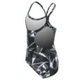 thumbnail image 2 of Arena Girls' Shattered Glass Maxlife Sporty Thin Strap Racer Back One Piece Swimsuit, 2 of 2
