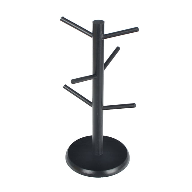 Portavasos de Café Base Más Gruesa Adecuado para Encimeras Portavasos con 6 Negro