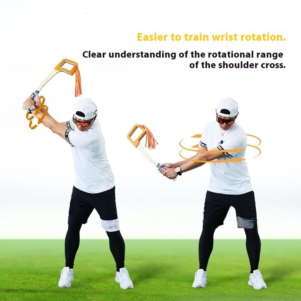 Yihuala Golfs Swing Trainer Tool Nonslip Grip Strength Training Rod Practice Tool Flexibility Pose Corrector for Gym Golfing