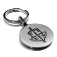 thumbnail image 1 of Stainless Steel Cleric Fantasy Class Round Medallion Keychain Circle Ring, 1 of 2