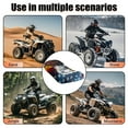 thumbnail image 5 of Uorisanigo ATV Seat Cover Waterproof Heavy-Duty Bald Eagle American Flag Four Wheeler Seat Cover Comfort Universal Fit for Most ATV Models,Sportsman,Rancher,Foreman,Scrambler,Easy to Install, 5 of 7